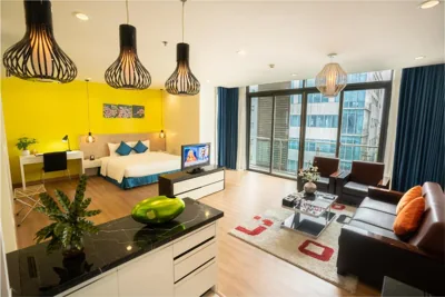 Estudio con balcón — My Way Hotel & Residence Ha Noi